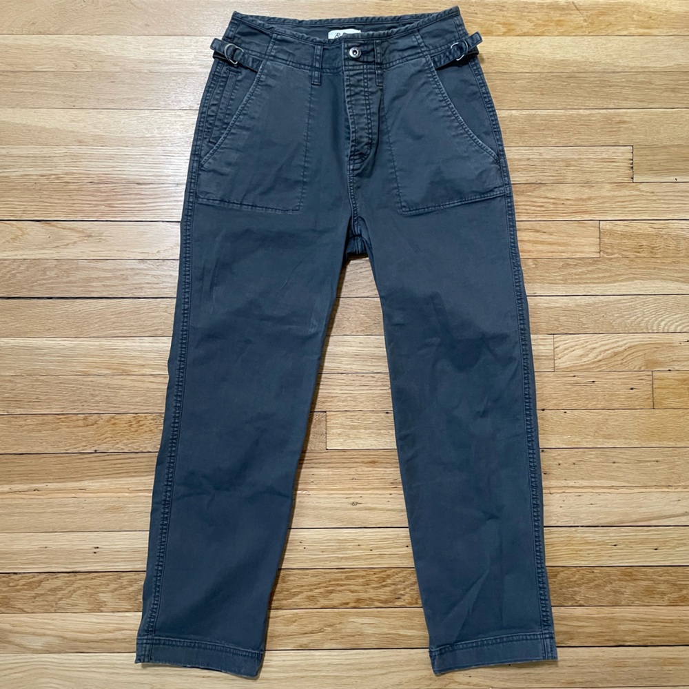 Rowan Jalen Utility Trouser in Charcoal - Size 28
